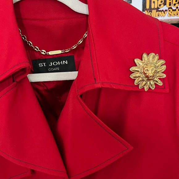 AUTHENTIC Rare Chanel Early 80'S Lion Brooch IN 24k Gold Plated - Picture 2 of 8